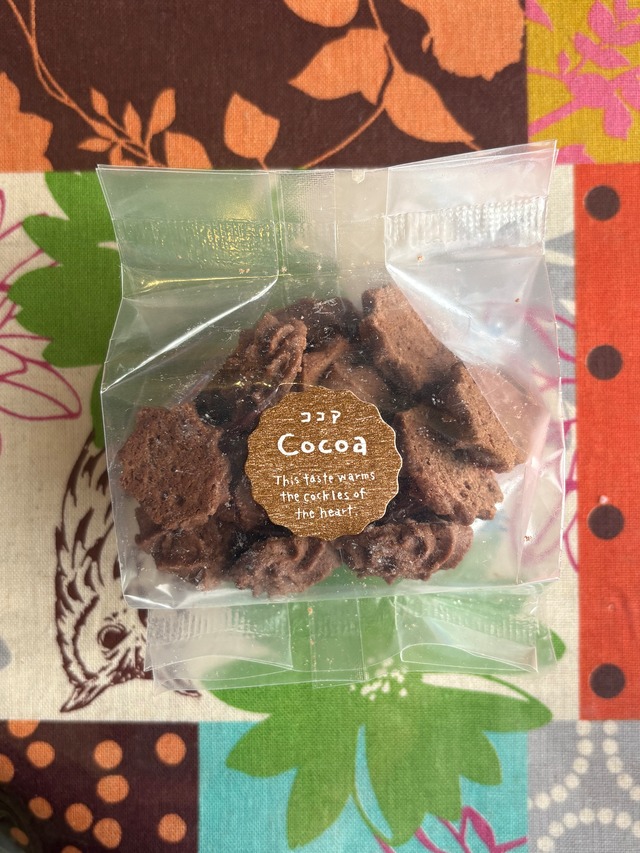 サクサクココアクッキー　よけいなものを入れない甘さ控えめなクッキー 画像