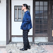 KUON / Vintage Boro Patchwork V-neck Jacket