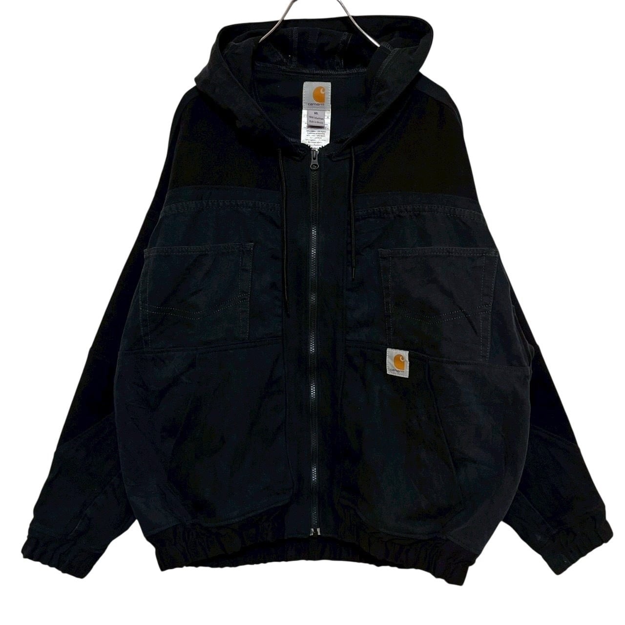 carhartt カーハート リメイクジャケット XL 刺繍ロゴ ワンポイント