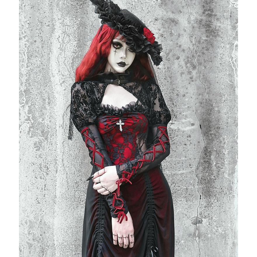 QOOZA ピアスワンピース サブカル 地雷 ♡ ⁡ ⁡ ⁡ ⁡ ワンピースもヘッドドレスも ちょープチプラで