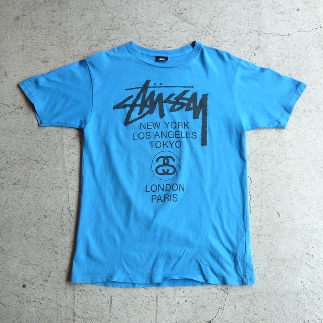 00s STUSSY Tシャツ BLUE