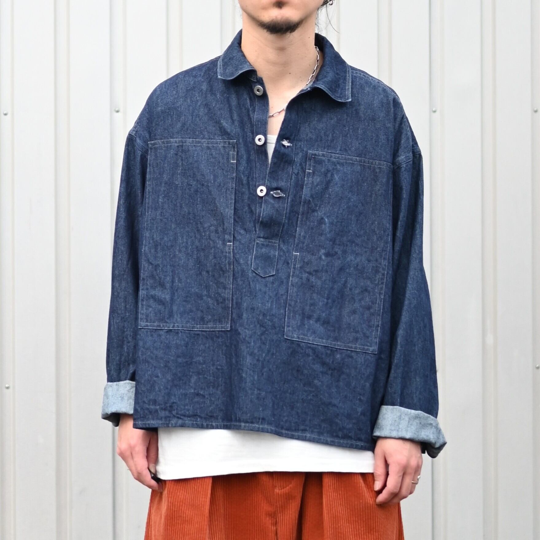 INTERIM / 9.3oz HEMP ORGANIC DENIM HYPER BIG SINGLE NEEDLE US ARMY