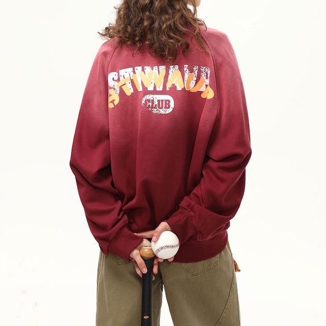 バックロゴクラブプリントスウェット R00829