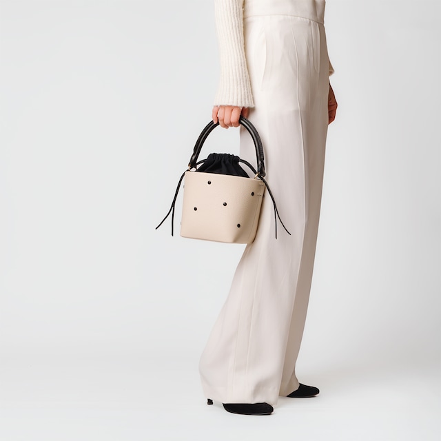 Dots Basket - ECRU