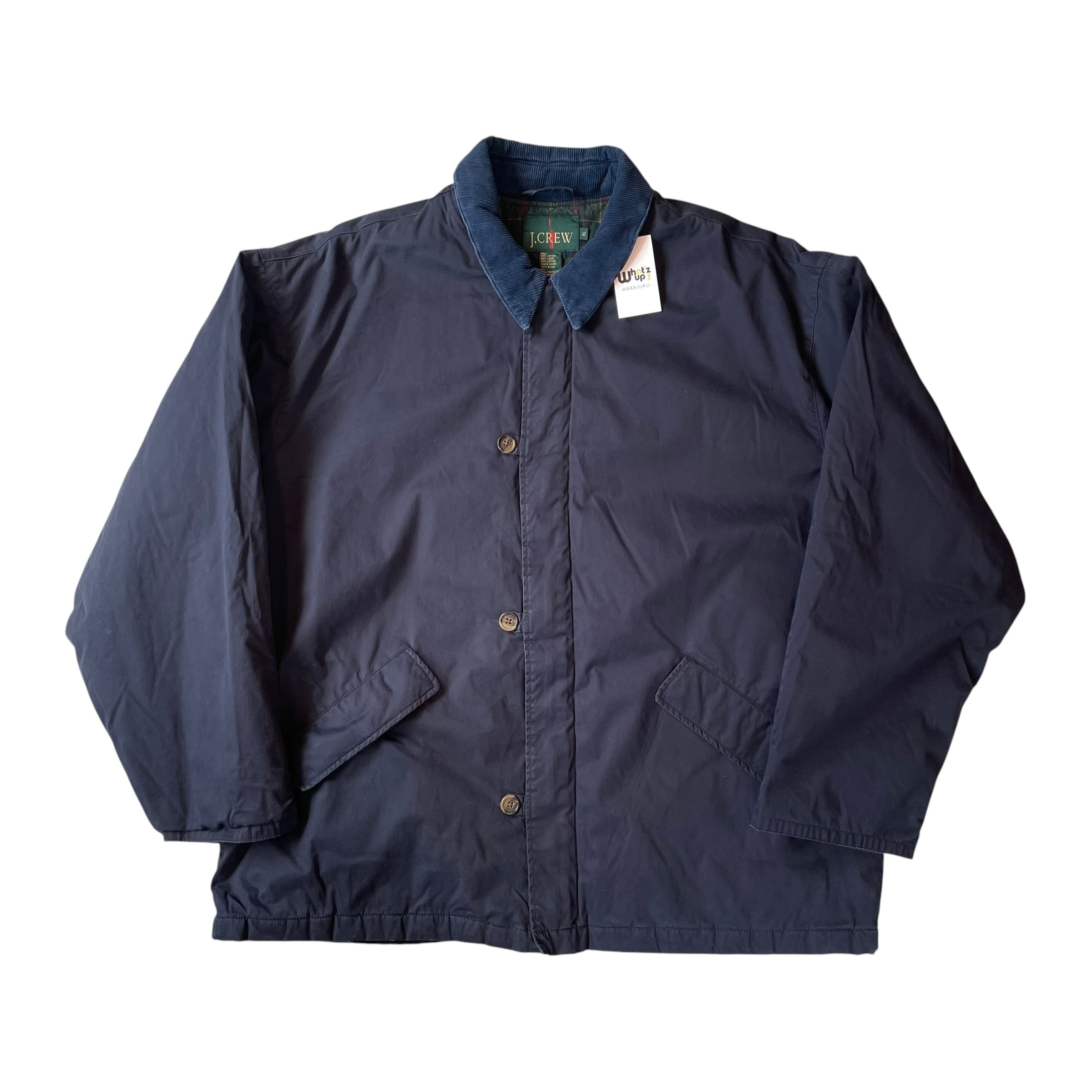 1990s J.CREW Euro Fire Fighter Type Cotton×Quilting Jacket