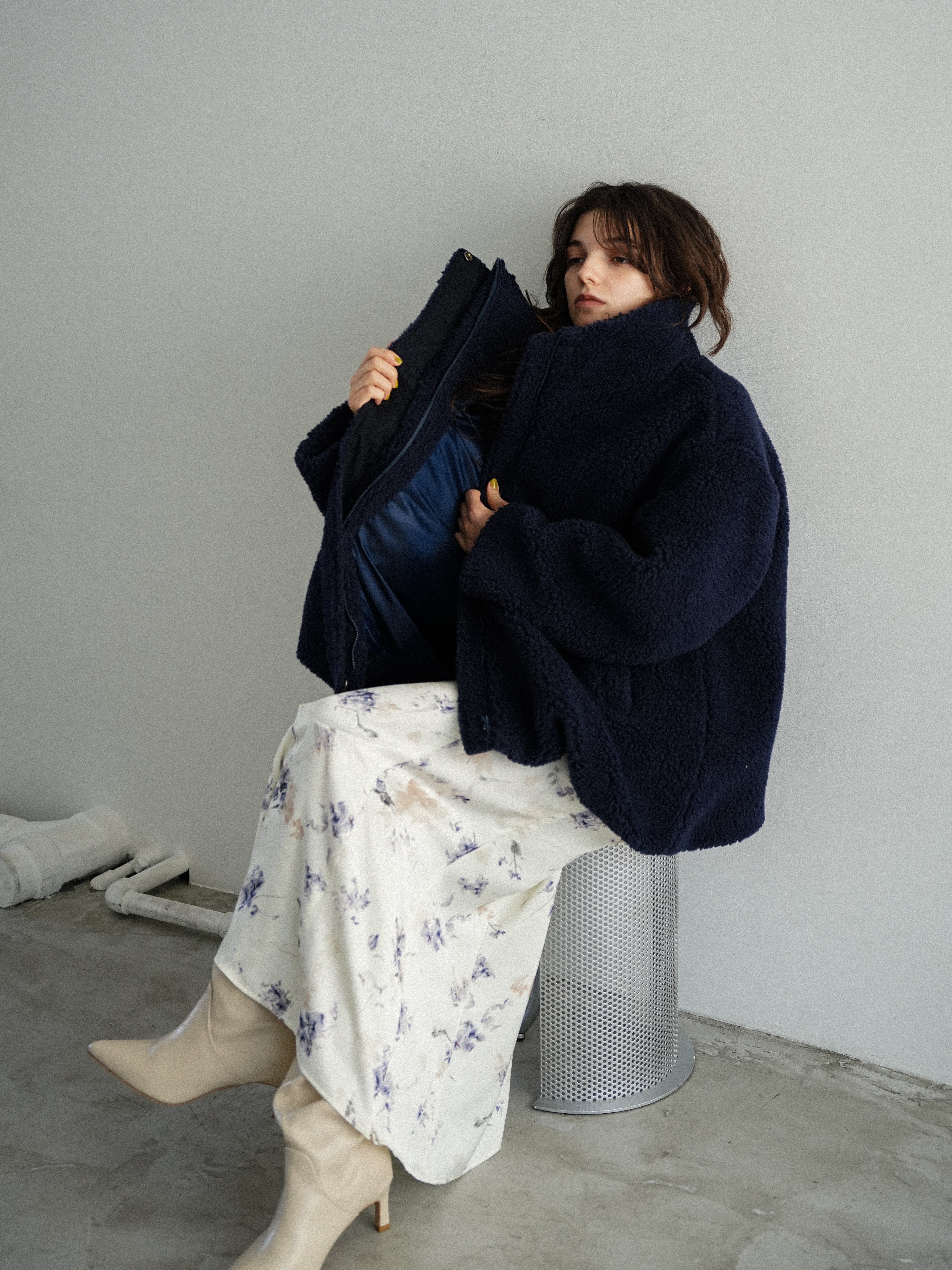 JAPAN MADE】ballonn boa coat | Katrin TOKYO