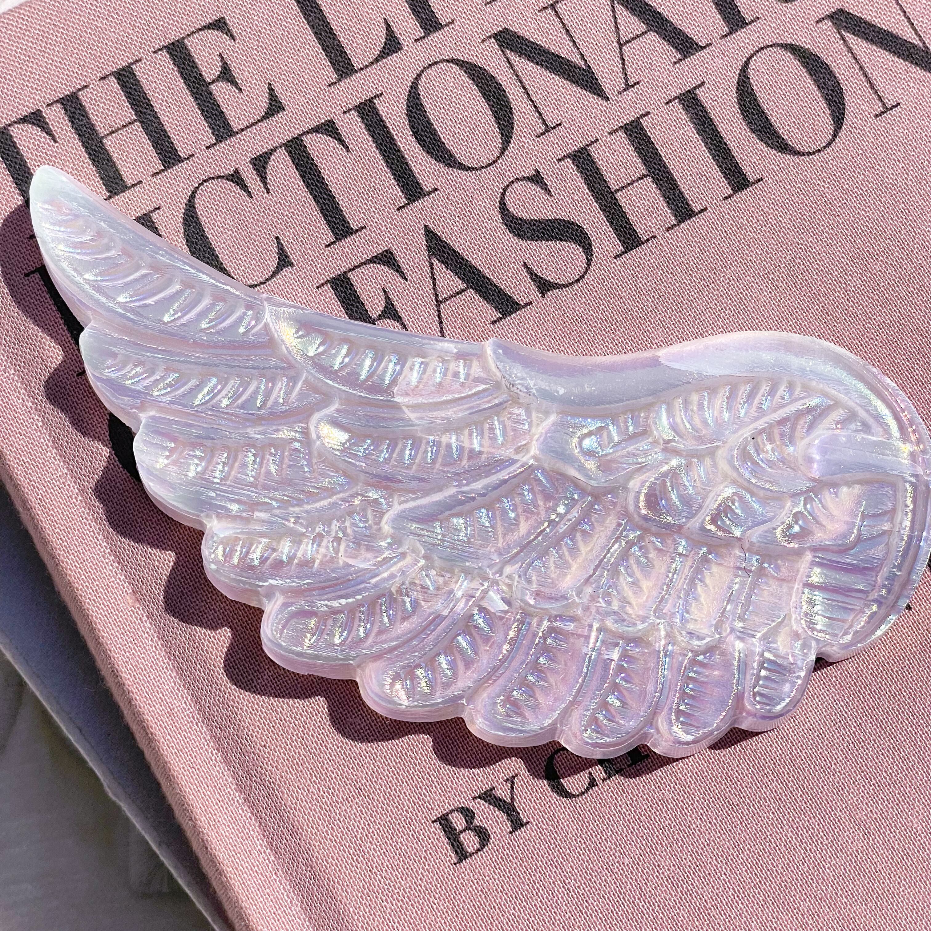 Aura Selenite Angel Wing (Left wing) ✧ オーラセレナイト | FLUXY