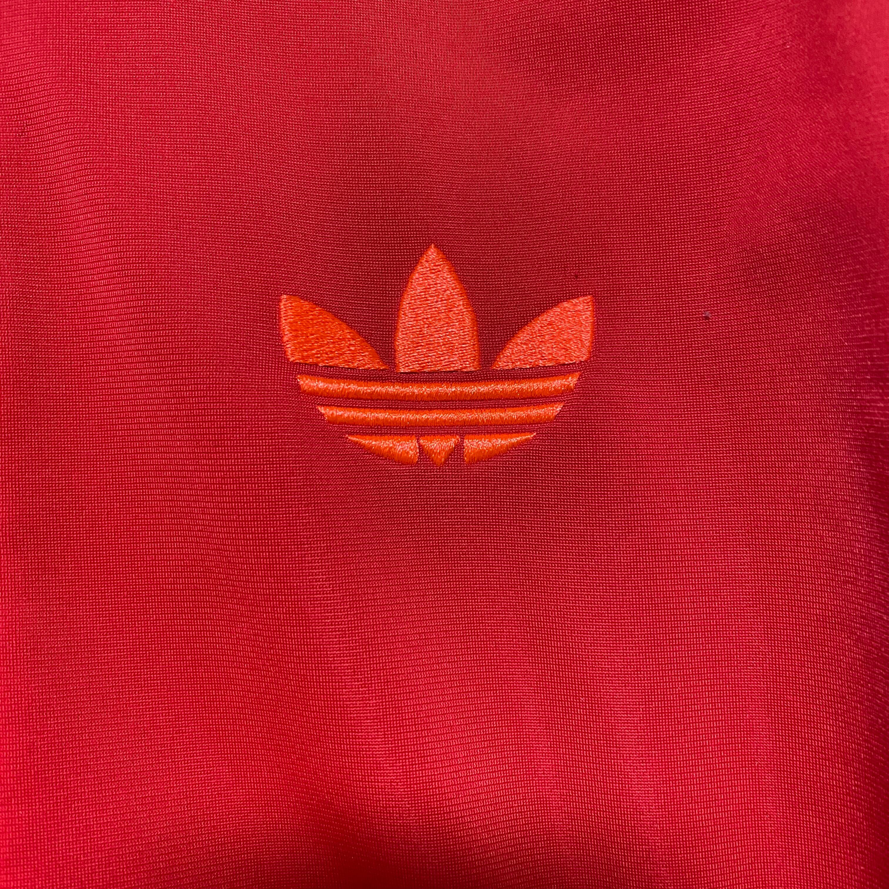 大人気》adidas ファイヤーバード トレフォイル刺繍 アディダス