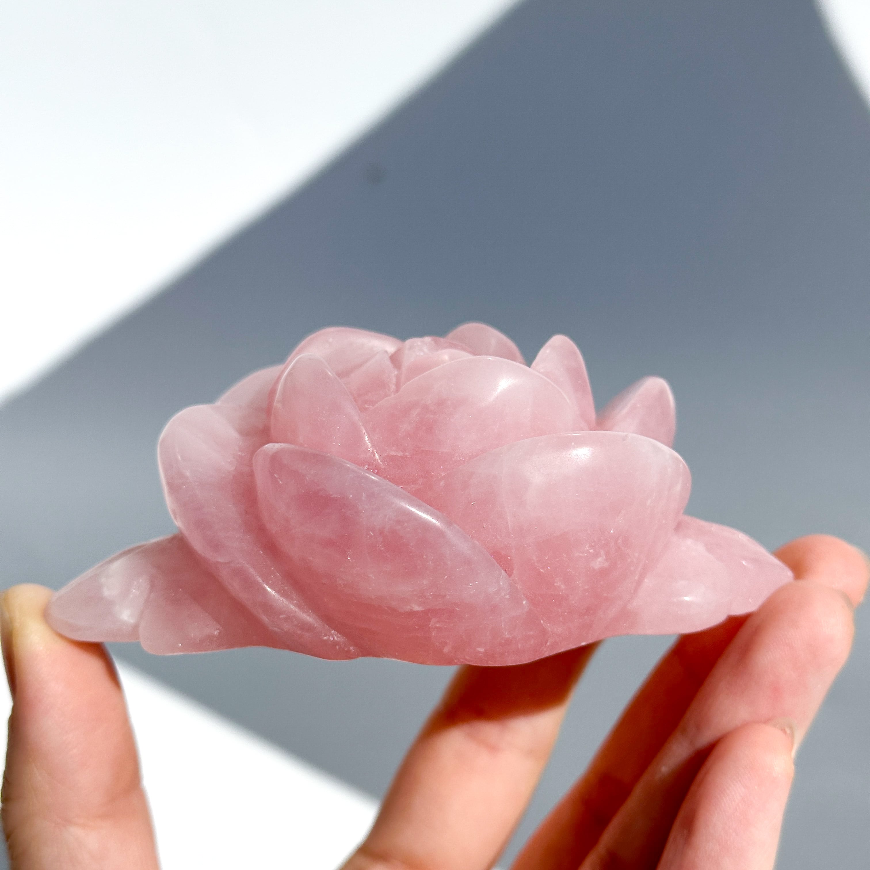 Big ローズクォーツ バラ 02◇ Rose Quartz ◇天然石・鉱物