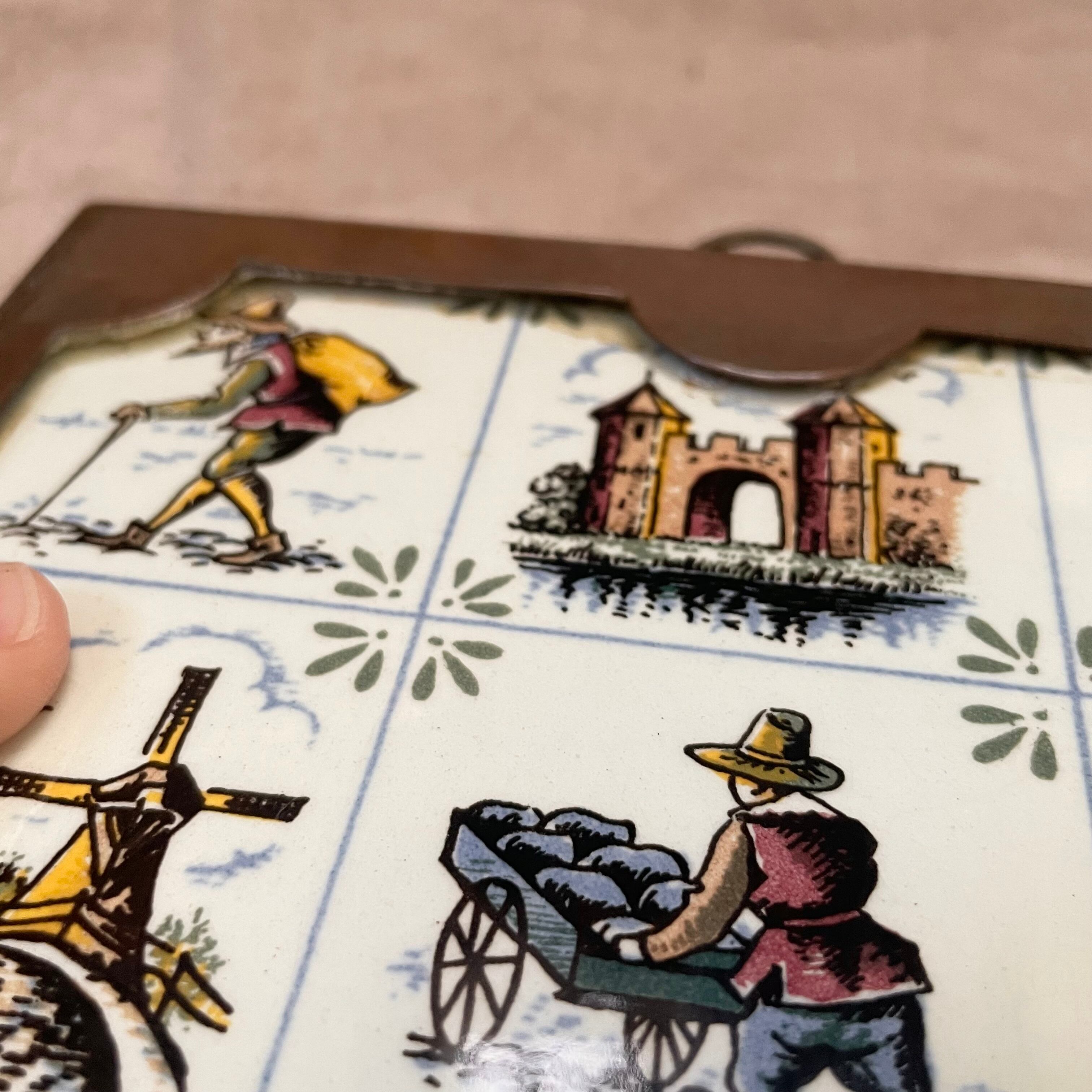 9つの絵のタイル | tsuitachi craft&brocante