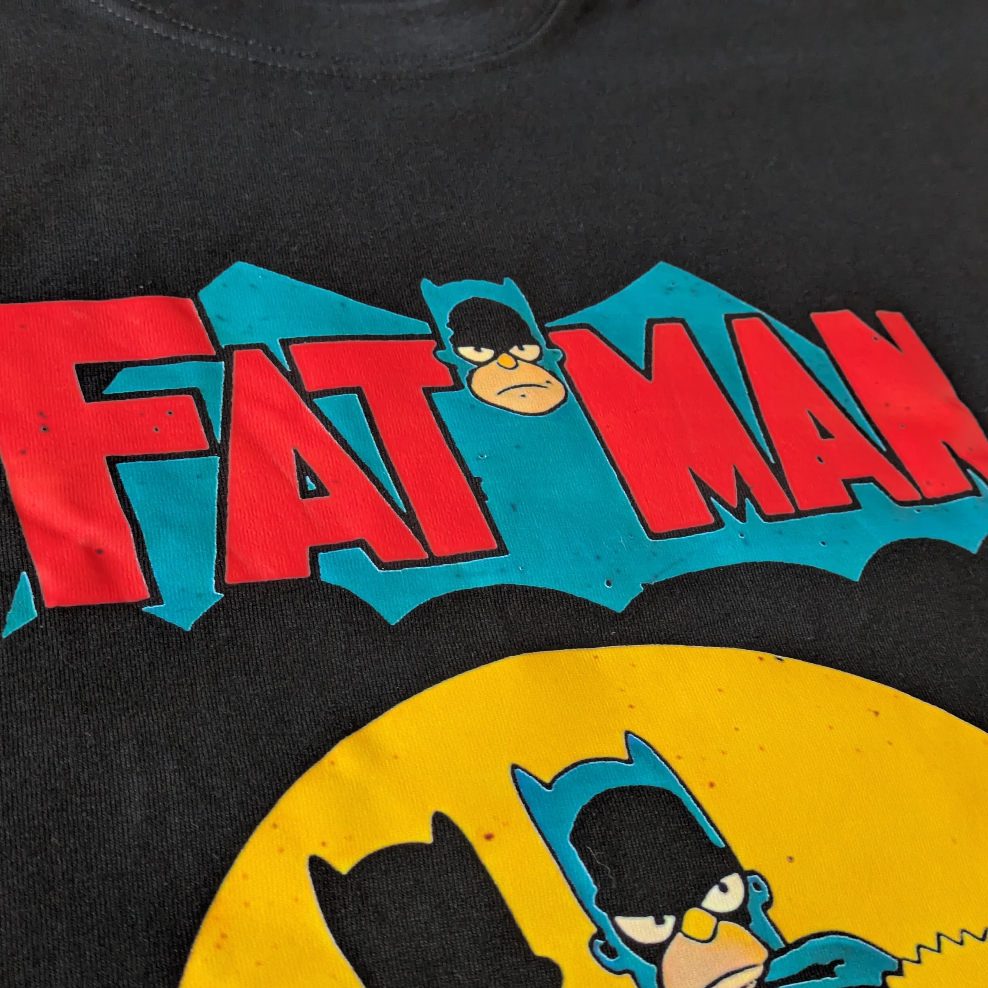 【 The Simpsons（ ザ・シンプソンズ ) 】『 FATMAN(笑) 』ホーマー&バート / Tシャツ〚アメリカン雑貨 アメトイ〛