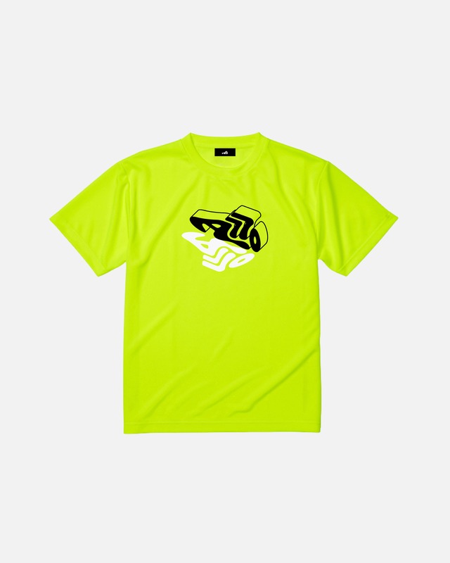 Kicks Logo Tee  - neon yellow/black