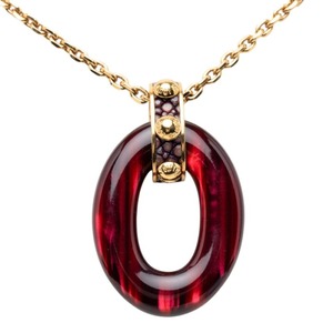 ルイ ヴィトン パンダンティフ ギミアクルー ネックレス M66419 ゴールド パープル メッキ レディース LOUIS VUITTON 【中古】