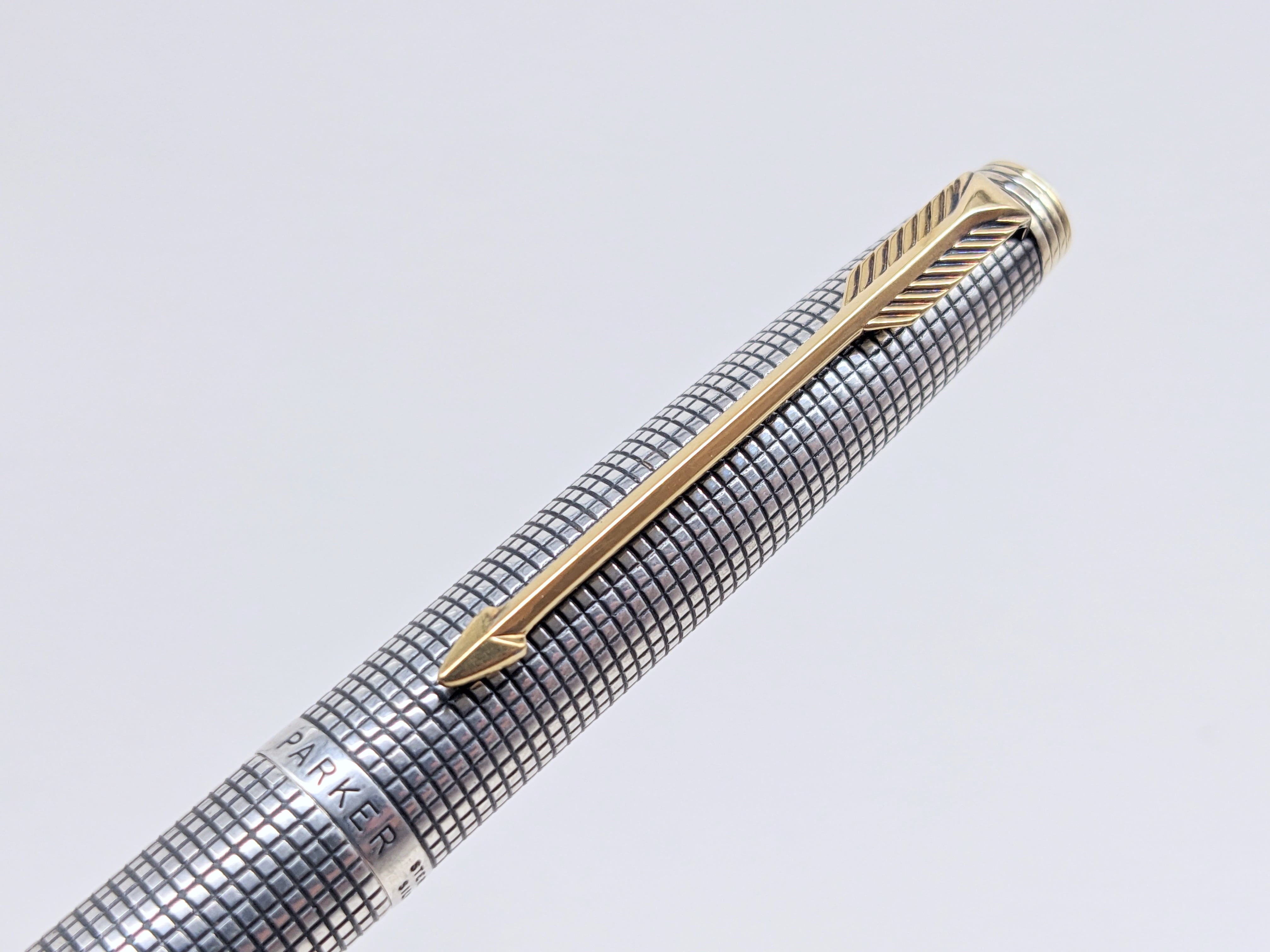 70s パーカー 75 PARKER 75 Crosshatch grid （極細字） 14K