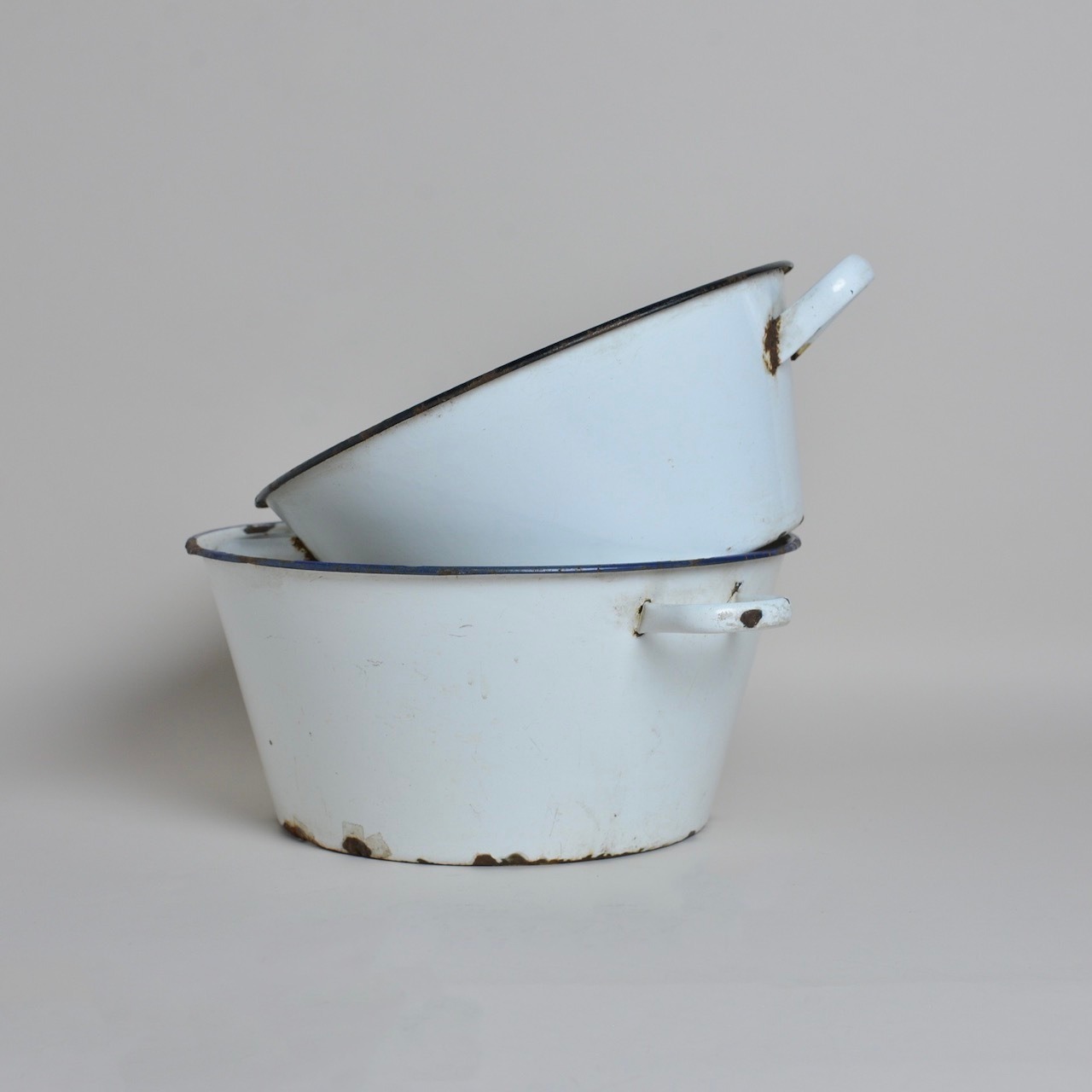 Wash Tub / ウォッシュタブ 〈 バケツ / 琺瑯 / ホーロー / 店舗什器 / 収納 〉112280