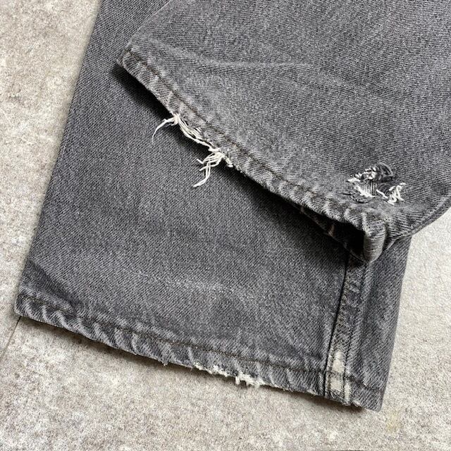 90's Levi's 501-0658 先染めブラックデニムパンツ USA製 W33 90's Levi's 501-0658 先染めブラックデニムパンツ USA製 W33