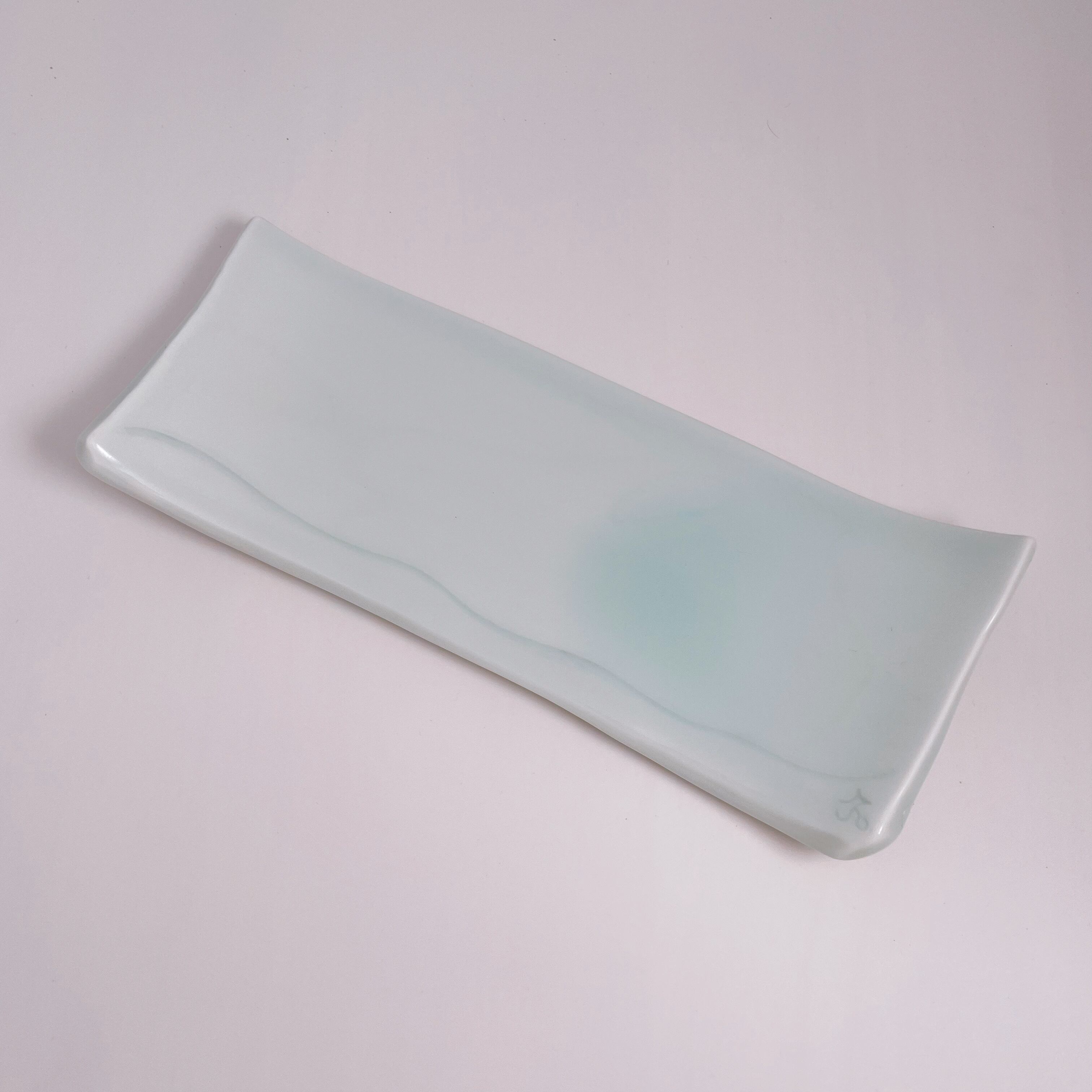 波佐見焼：青白磁 長皿 | 波佐見焼 福春online