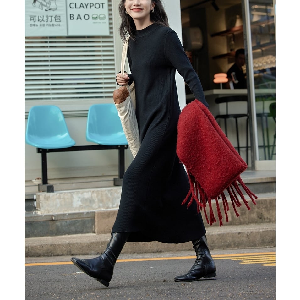 crew neck onepiece h-0167