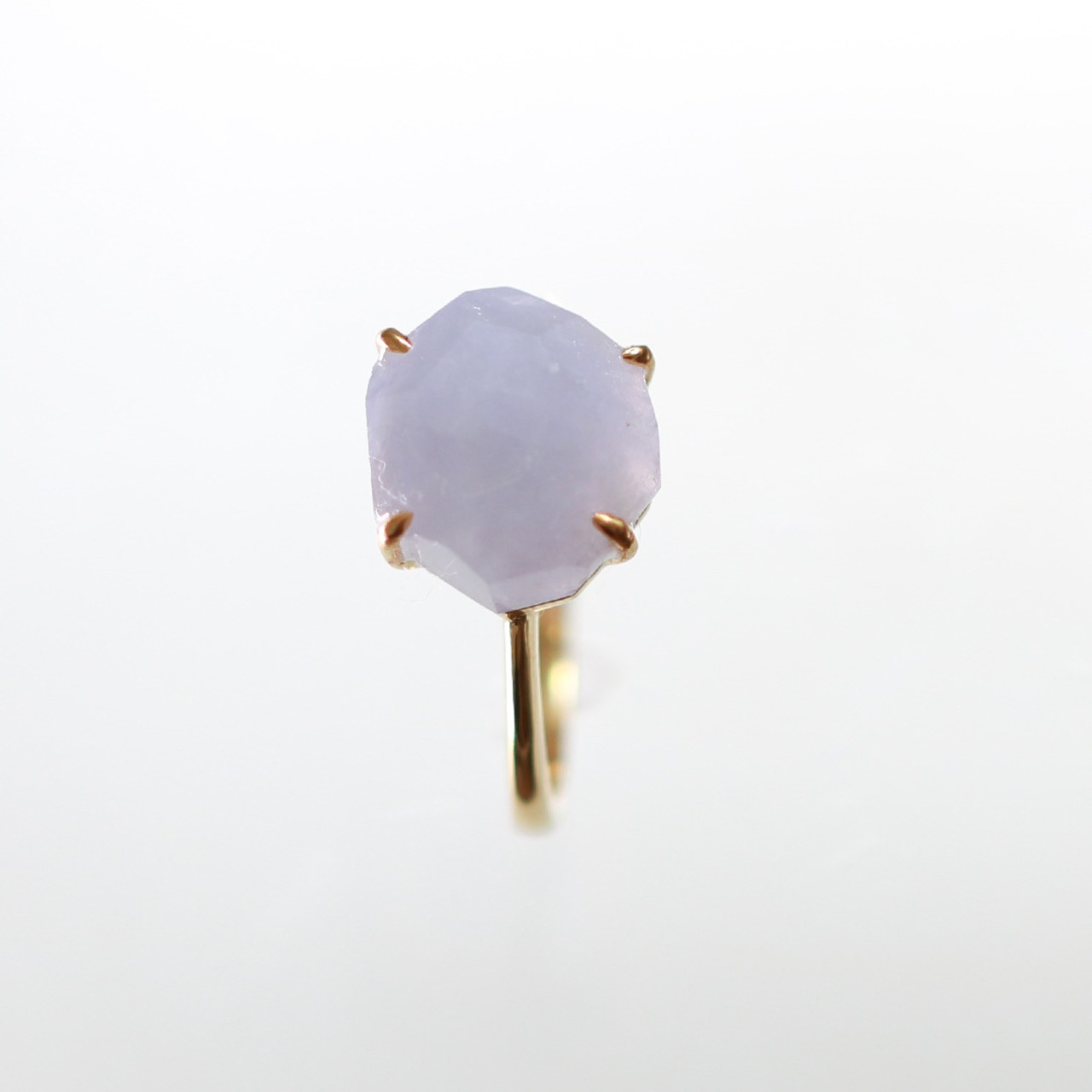 待望の翡翠カットルース lavender facet cut ring A貨翡翠 jd_rg1901