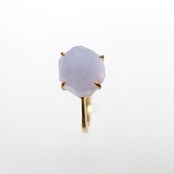待望の翡翠カットルース lavender facet cut ring A貨翡翠 jd_rg1901