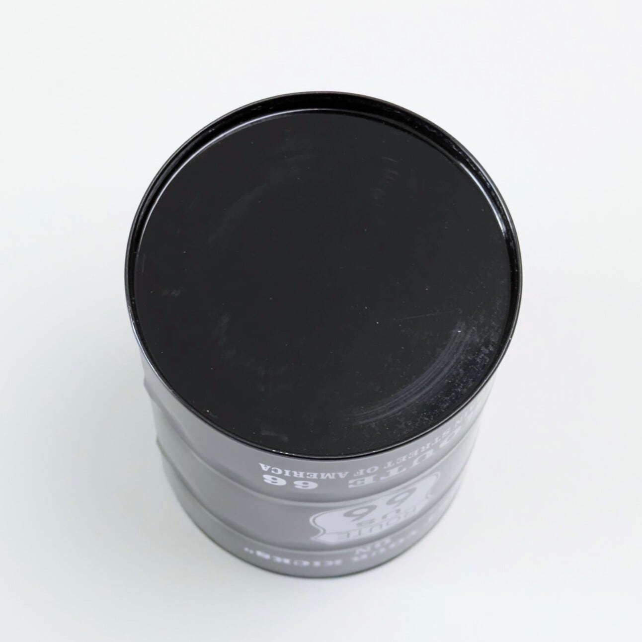 【 Route 66 ( ルート66 ) 】 Drum Ashtray / ドラム缶型灰皿 / スチールアシュトレイ　〚アメリカン雑貨 アメトイ〛