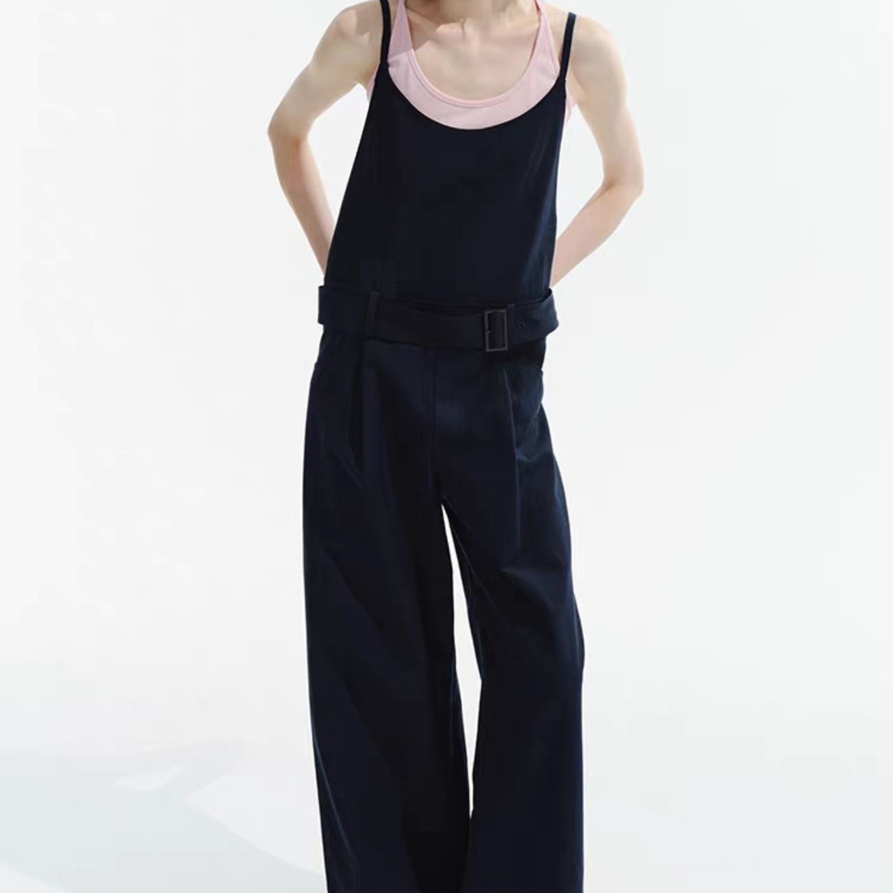 Wide Leg Full Length Salopette T4332