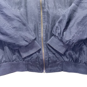 PERRY ELLIS silk bomber jacket