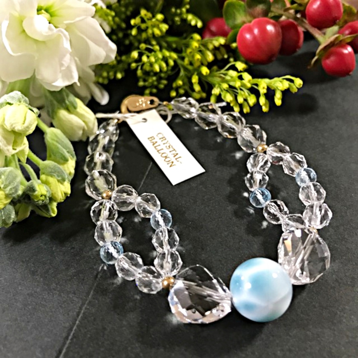 世界三大ヒーリングストーン ～ラリマーブレスレット | CRYSTAL-BALLOON