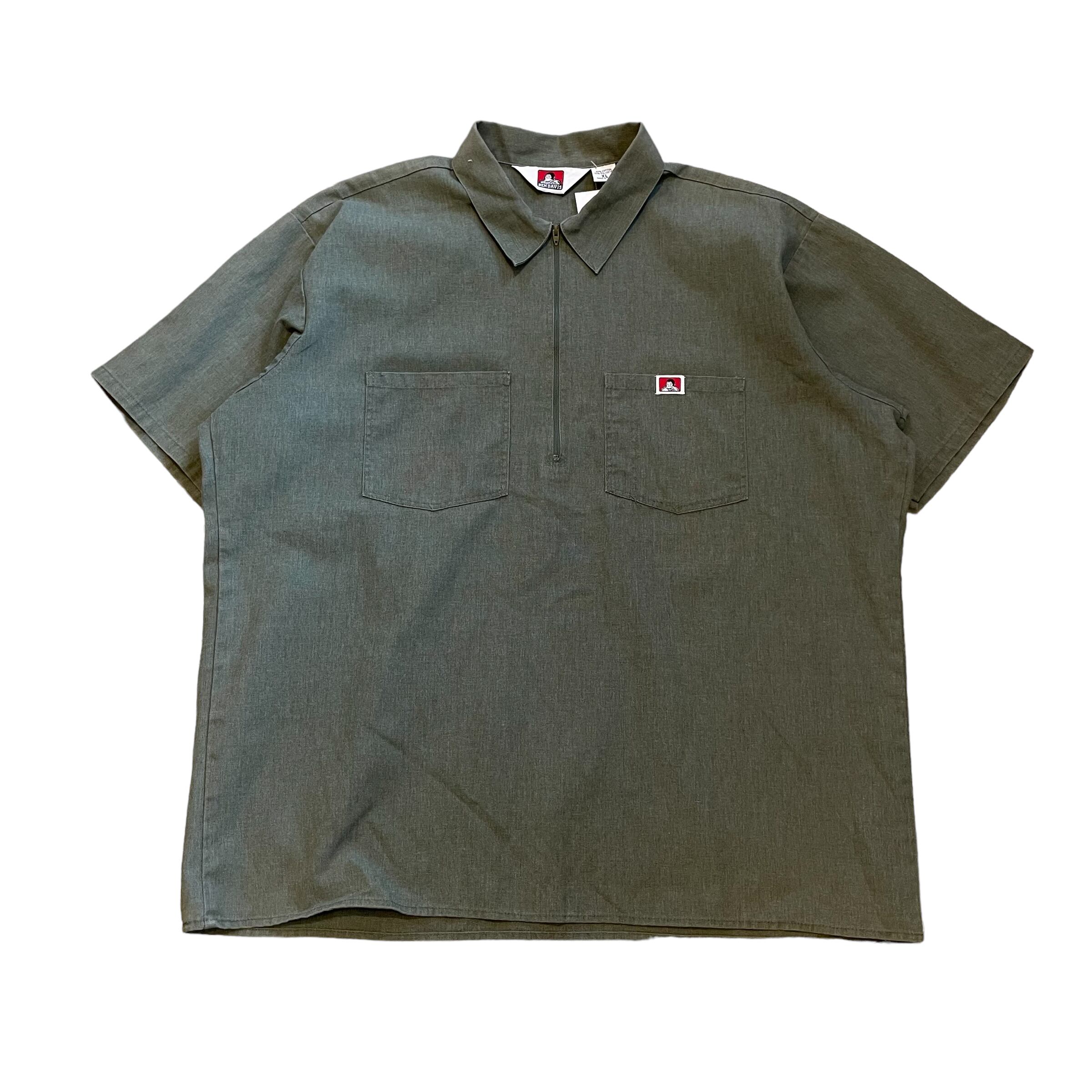 supreme/ben davis half zipwork shirt