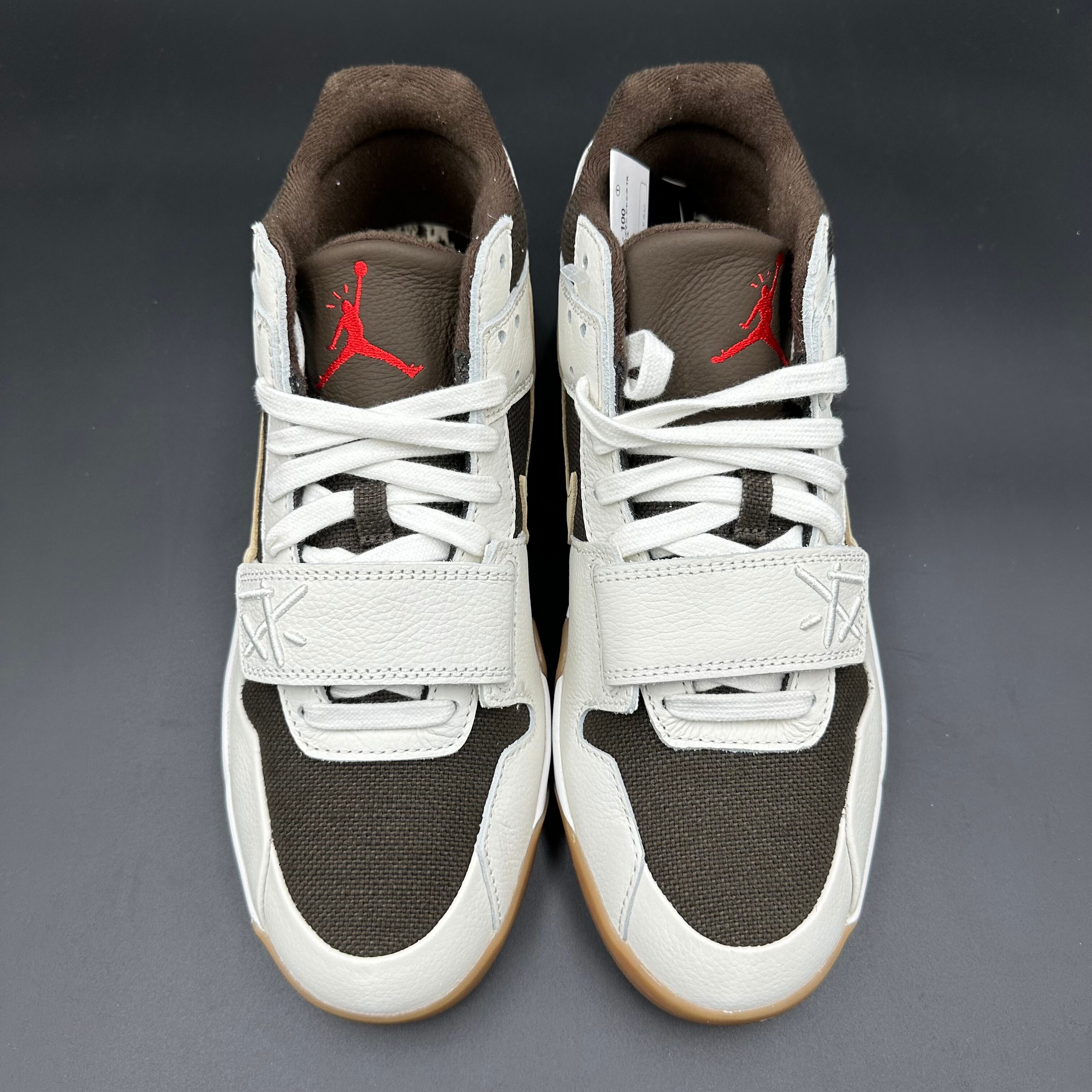TRAVIS SCOTT NIKE JORDAN JUMPMAN JACK TR SAIL AND DARK MOCHA