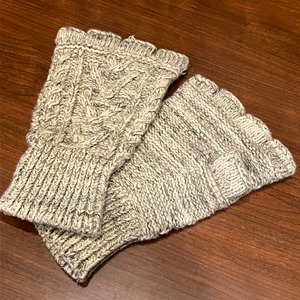 RRL COTTON/WOOL OPEN FINGER KNIT GROVE