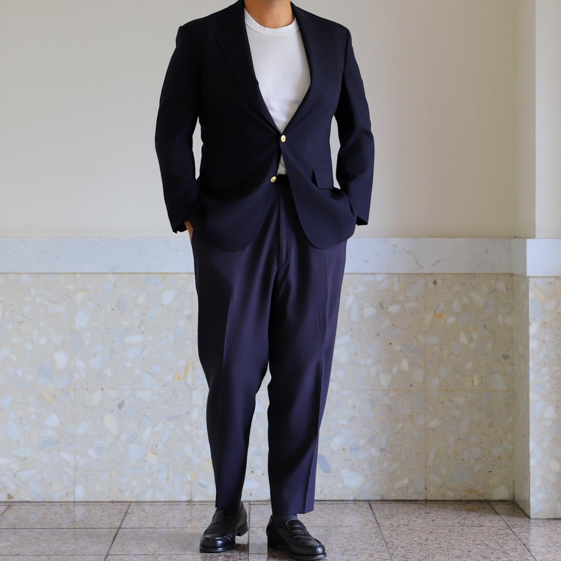 極美品】BROOKS BROTHERS Navy blazer size41 Made in USA
