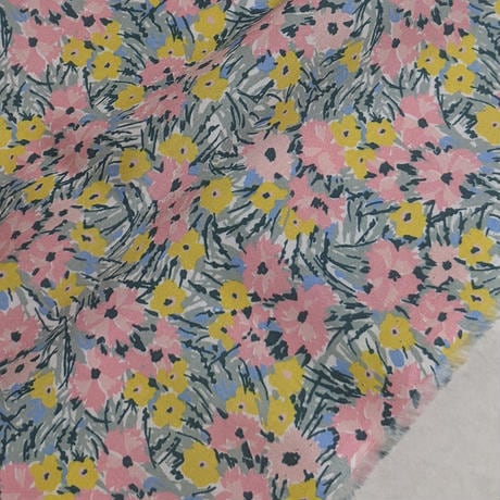 ◆輸入 リバティ LIBERTY タナローン Champion’s Bouquet チャンピオンズブーケ ピンク 約130×50cm