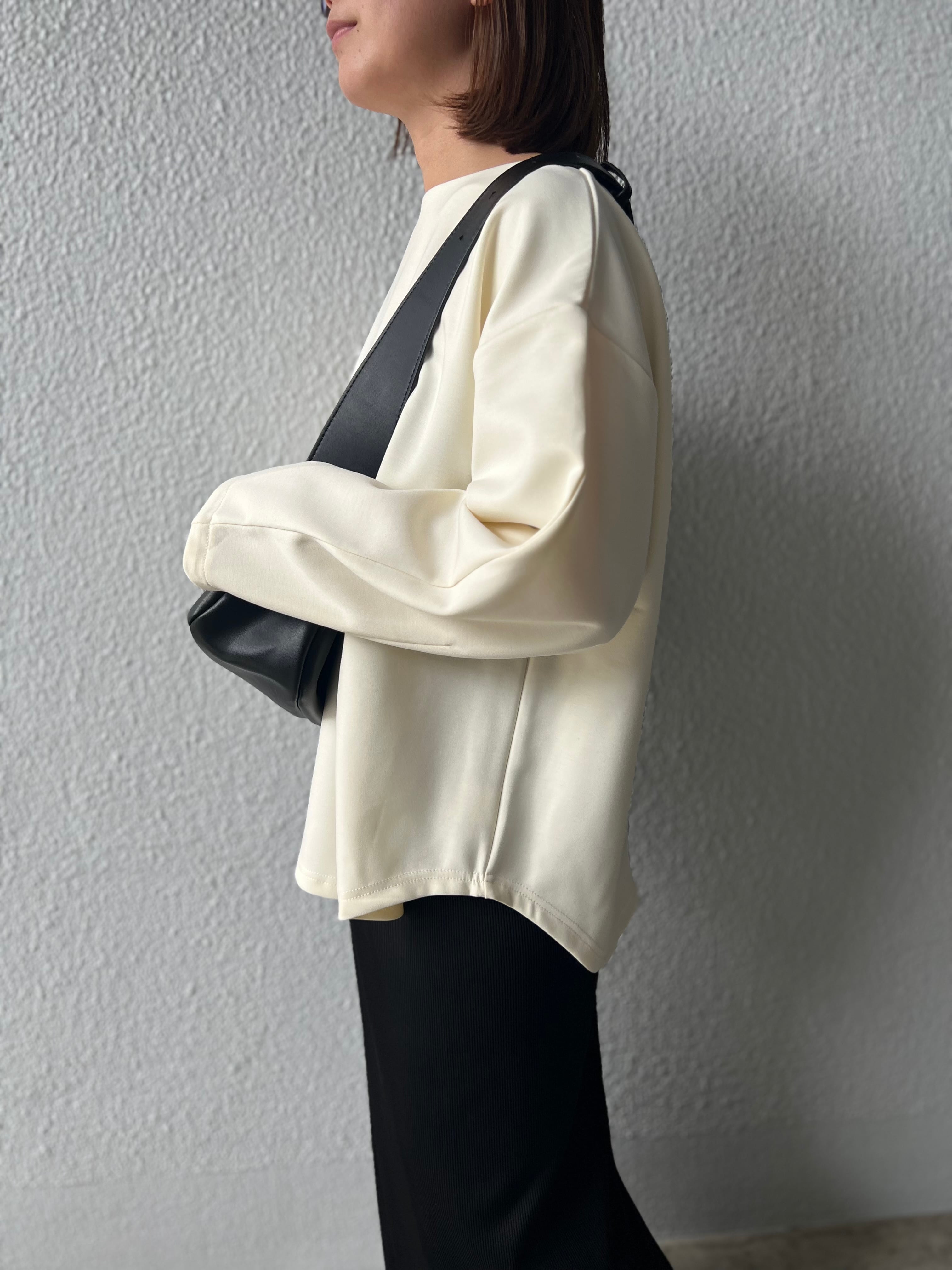 【SELECT】ダーツスリーブダンボールニットプルオーバー 45-0699