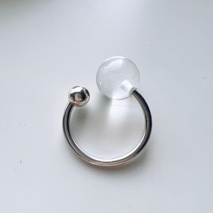 cick earcuff&ring 【Crystal】