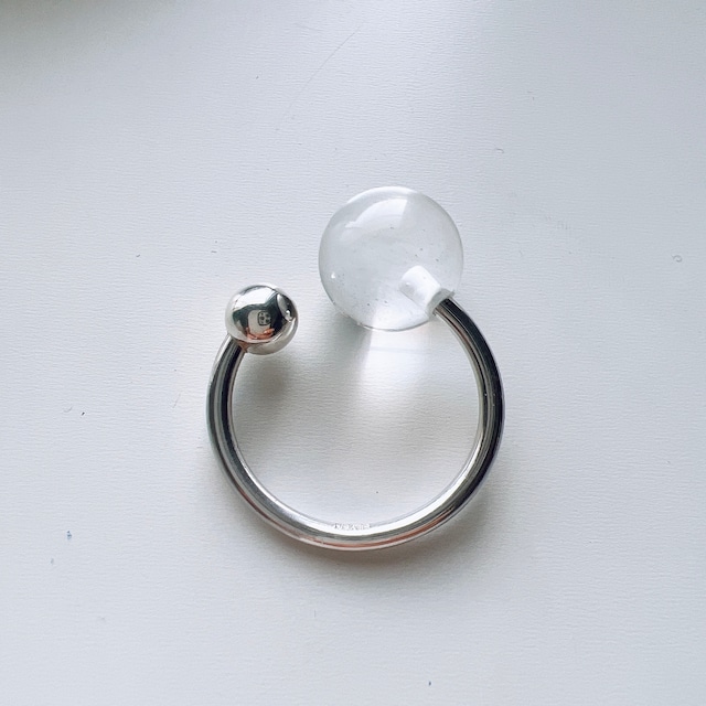 cick earcuff&ring 【Crystal】
