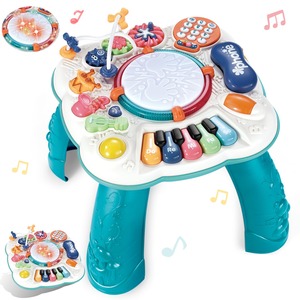 【在庫処分】Jecimco 音楽おもちゃ 子供 多機能 ミュージカルテーブル 子ども 早期開発 ビーズコースター ルーピング 知育玩具 ピアノ・鍵盤楽器の玩具 男の子 女の子 電子 キーボード 楽器 おもちゃ