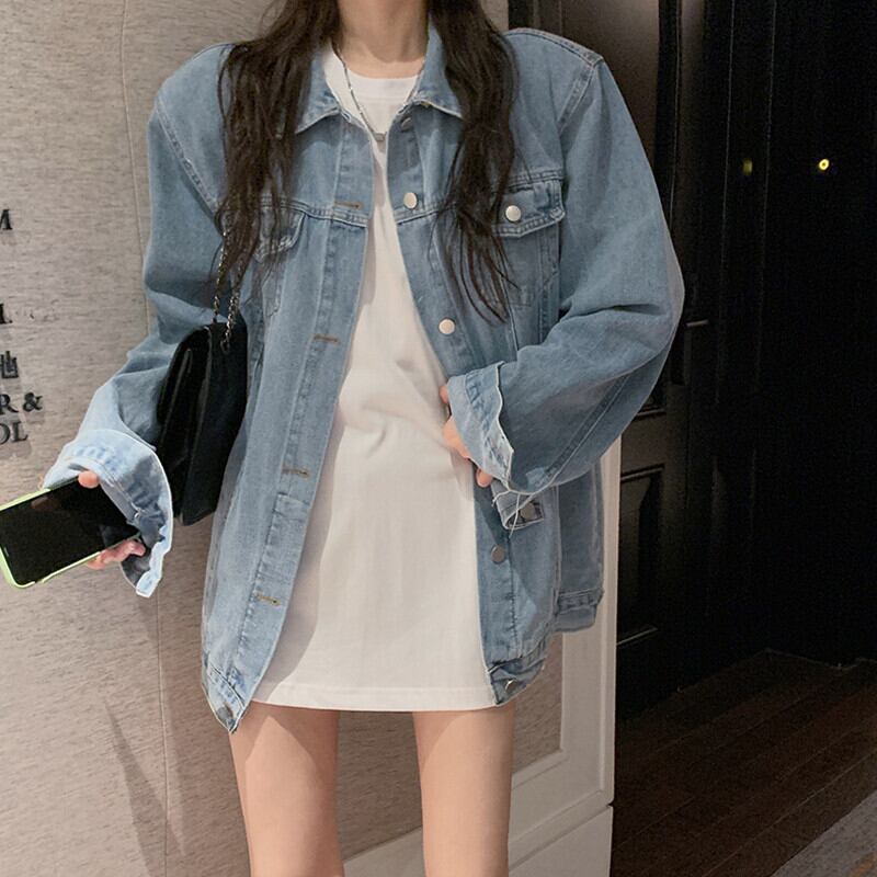 スタンダードルーズジャケット オータムカジュアル レトロ 大人ガーリー スウィート キュート 秋物 ガールズファッション5267739262