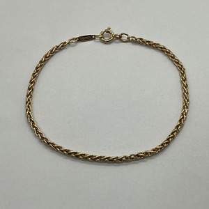 ティファニー TIFFANY スモール ブレイド ブレスレット YG 750