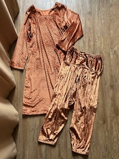 ethnic design velour set up-5095-1