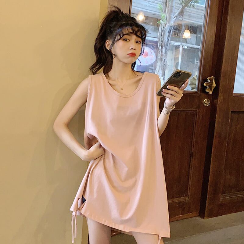 ノースリーブTシャツ サマールーズトップス 夏物 スーパーモール77100109461