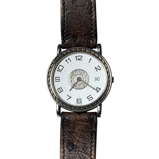 HERMES quartz watch “Cellier”