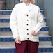 EU VINTAGE FISHERMAN KNIT CARDIGAN MADE IN IRELAND/ヨーロッパ古着フィッシャーマンニットカーディガン(アランニット)