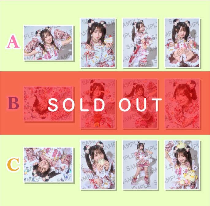 三岳ゆうな サイン入りチェキ&Tシャツ 貝賀琴莉】2025年生誕Tシャツ 生誕祭サイン入りチェキ付【YOG036