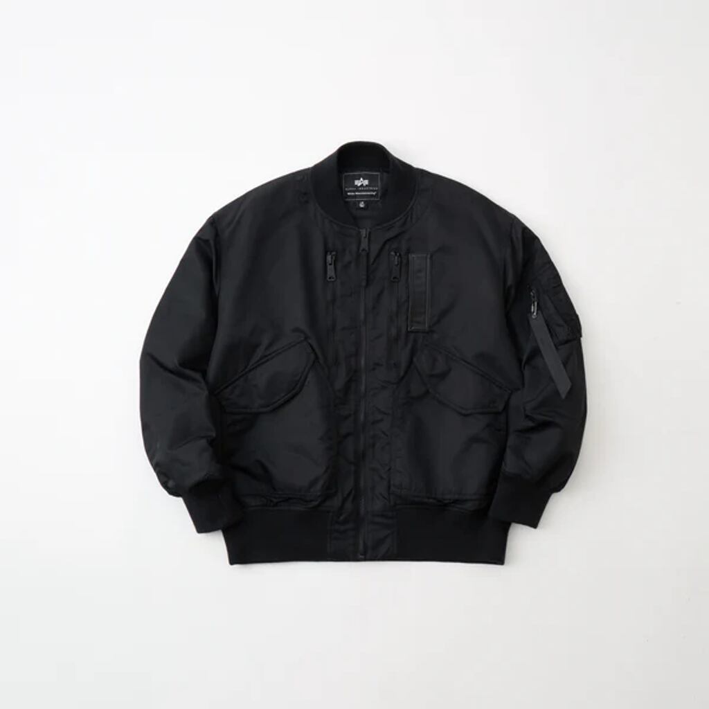White Mountaineering WM × ALPHA INDUSTRIES MA-1 JACKET | MAROON