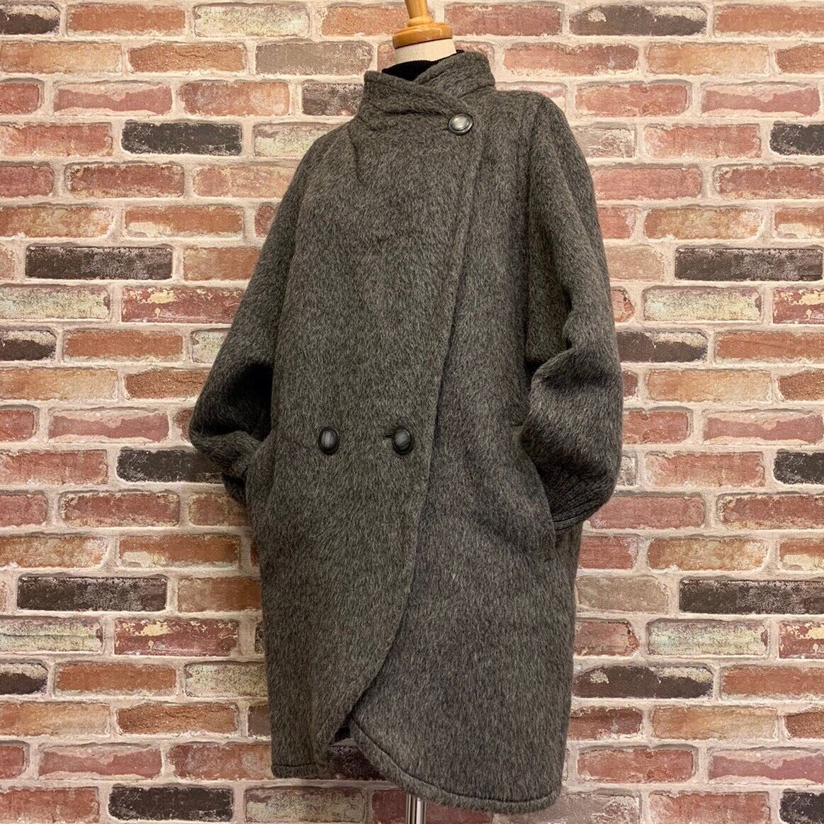 Grey Wide Sleeve Coat