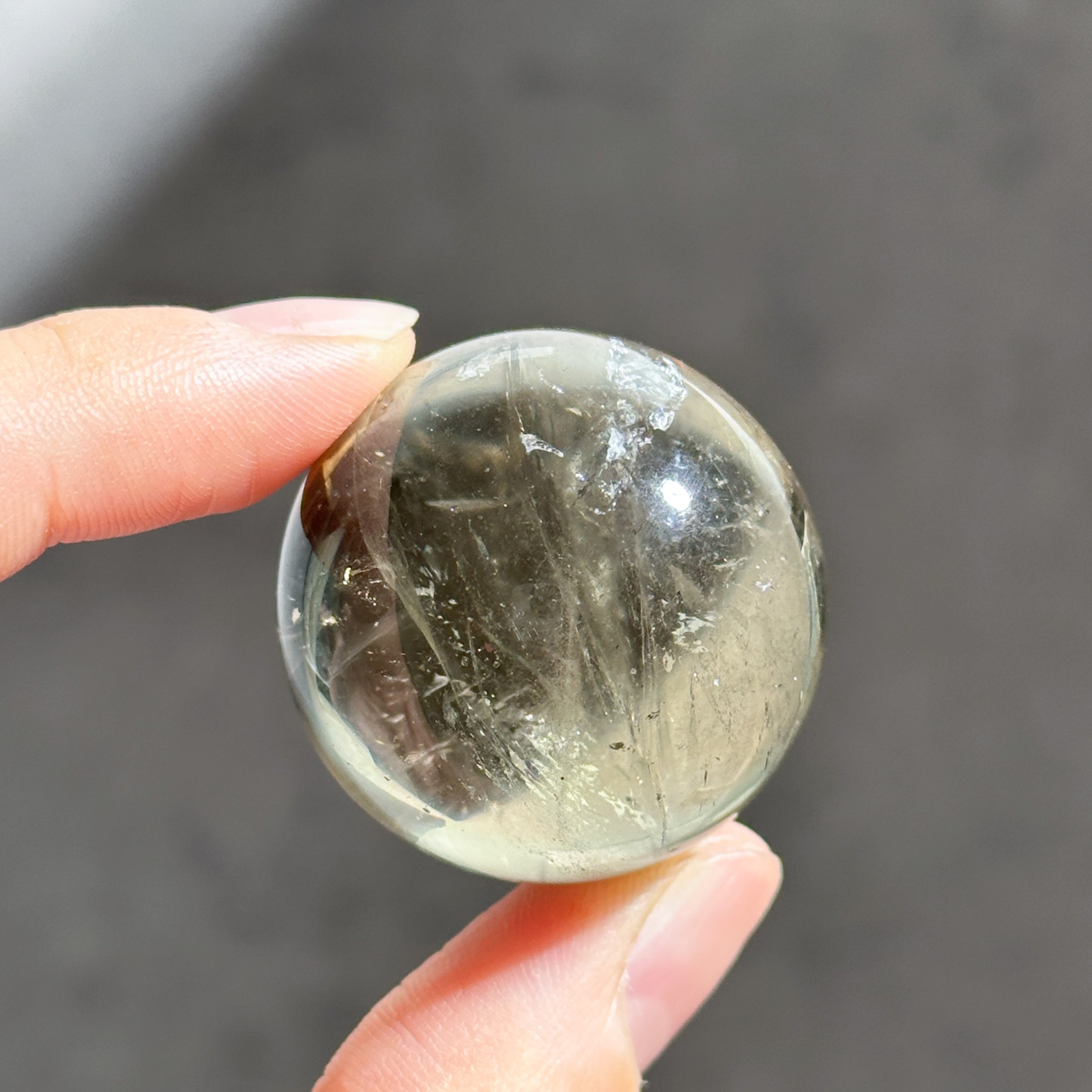 シトリン（黄水晶） スフィア32◇ Citrine ◇ 天然石・鉱物