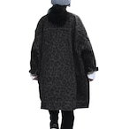 Leopard-print cargo coat (ME481)