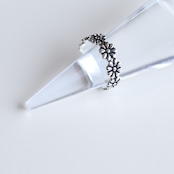 6/19(金)21時新作発売*silver925 フラワー リング
