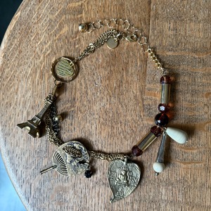 vintage charm choker